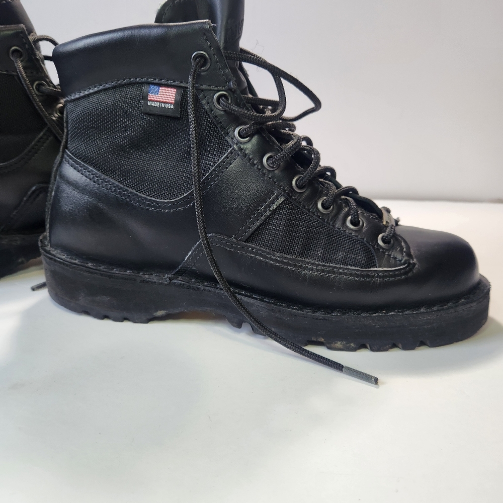 Danner Patrol 6” Boots Black Gore-Tex Leather Vibram USA 25200 Women's Size 7 - Picture 4 of 10